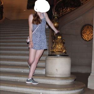 Abercombie blue romper